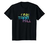One Tree Hill Color Blend Logo T Shirt T-Shirt, Kinder, Schwarz, 116