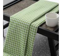 ONECHANCE Stoff Baumwolle Meterware Baumwollstoff Stoffe zum Nähen Dekostoff für Patchwork Sewing Nähstoff Color Karo Grün Size 2 Meter