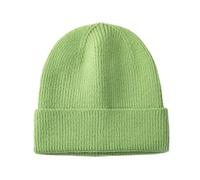 OneChance Strickmütze für Damen und Herren,Warme Winter Mütze,Weiche Beanie Mütze,Unisex Strickmütze für Winter und Herbst Obst Grün