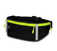 ONEFLOW Active Pro Laufgürtel für CMF Phone 2 Pro Lauftasche mit 3 Fächern, Atmungsaktiv, Sport Handytasche zum Joggen, Handy Bauchtasche Wasserdicht, Running Belt, Schwarz