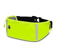 ONEFLOW Active Pro Laufgürtel für Motorola Edge 70 Pro Lauftasche mit 3 Fächern, Atmungsaktiv, Sport Handytasche zum Joggen, Handy Bauchtasche Wasserdicht, Running Belt, Grün