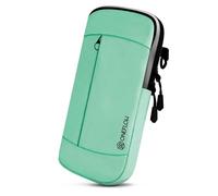ONEFLOW Urban Sling für Nothing Phone (4a) Pro Handytasche zum Umhängen, Handy Gürteltasche und Armband kombiniert, Handy Umhängetasche mit Geldbörse für Damen und Herren, Mint