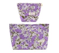 ONEGenug Kosmetiktasche Klein 2 Pcs Make up Tasche Damen Mädchen Schminktasche Organizer für Reise Geschenk