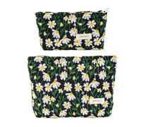 ONEGenug Kosmetiktasche Klein 2 Pcs Make up Tasche Damen Mädchen Schminktasche Organizer für Reise Geschenk