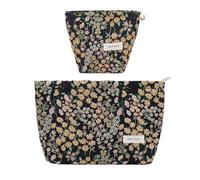 ONEGenug Kosmetiktasche Klein 2 Pcs Make up Tasche Damen Mädchen Schminktasche Organizer für Reise Geschenk