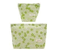 ONEGenug Kosmetiktasche Klein 2 Pcs Make up Tasche Damen Mädchen Schminktasche Organizer für Reise Geschenk