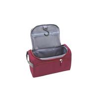 ONEGenug Kulturbeutel Reise Kulturtasche Herren & Damen Kosmetiktasche Zum Aufhängen Waschtasche für Jungen & Mädchen Dunkelrot