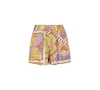 O'Neill Amiri High-waist Beach Shorts yellow scarf print (32013) S