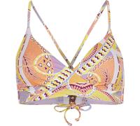 O'Neill Baay Bralette Bikini Top yellow scarf print (32013) 36