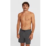 Badeshorts O'NEILL "CALI 16'' SWIMSHORTS", Gr. S, N-Gr, asphalt, Obermaterial: 100% Polyester, Badehosen Badeshorts, mit seitlichen Eingrifftaschen und Gesäßtasche, mit Stickerei am Bein (48449406-S)