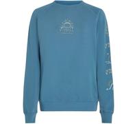 Sweatshirt O'NEILL "Beach Vintage Crew Sweatshirt", Damen, Gr. M (38), rot (copen blau), Obermaterial: 100% Baumwolle, sportlich, Rundhals, Sweatshirts (27406330-M) copen blau