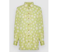 O'Neill Beach Vintage Long Hemd green daisyline Damen Gr. L