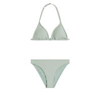 Triangel-Bikini O'NEILL "ESSENTIALS TRIANGLE BIKINI SET", Mädchen, Gr. 140 (134), N-Gr, marble arch, Obermaterial: 82% Polyamid, 18% Elasthan. Futter: 92% Polyester, 8% Elasthan, Bikini-Sets Triangel-
