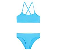 Bandeau-Bikini O'NEILL "ESSENTIALS BRALETTE BIKINI SET", Mädchen, Gr. 116 (110), N-Gr, daydreaming, Obermaterial: 92% Polyester, 8% Elasthan, Bikini-Sets, feste Träger, herausnehmbare Pads ab Größe 14
