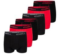 O'Neill Plain 6er Pack XXL 6x Black Red (7000) (795431) Mehrfarbig XXL
