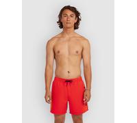 Badeshorts O'NEILL "CALI 16'' SWIMSHORTS", Herren, Gr. L, N-Gr, high risk rot, Obermaterial: 100% Polyester, Badehosen Badeshorts, mit seitlichen Eingrifftaschen und Gesäßtasche, mit Stickerei am Bein