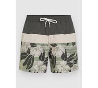 O'Neill Cali Block 15'' Boardshorts green dusty flower Herren Gr. S