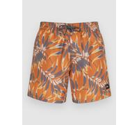 O'Neill Cali Floral 16'' Boardshorts orange dipped leaves Herren Gr. XS