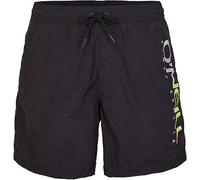 O'NEILL Cali Melted Print 16" Swim Shorts für Herren, 19010 Black Out, Regulär, 19010 Schwarz, L/XL