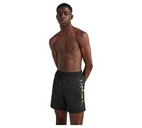 O'NEILL Cali Melted Print 16" Swim Shorts für Herren, 19010 Black Out, Regulär, 19010 Schwarz, XL-XXL