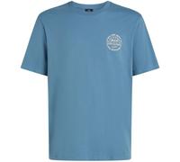 T-Shirt O'NEILL "O'NEILL CHEST PRINT T-SHIRT", Herren, Gr. XXL, mozart blau, Obermaterial: 100% Baumwolle, sportlich, Shirts (78099962-XXL) mozart blau