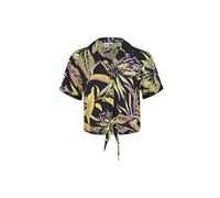 O'NEILL Damen Cali Beach Shirt Bluse, 39033 Black Tropical Flower, XS/S