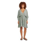 Strandkleid O'NEILL "ESSENTIALS TOKEENA COVER UP", Damen, Gr. M (38), N-Gr, marble arch, Obermaterial: 100% Viskose, Kleider Strandkleid, mit Spitzendetails am Ausschnitt, locker sitzender Schnitt (36