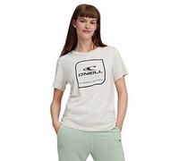 O'Neill Damen Cube Shortsleeve T-Shirt , Casual Logo, White Melee, S