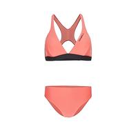 O'Neill Damen Hyperfreak Bikini Set Bikini, 44022 Georgia Peach Colour Block, Regular