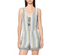 O'Neill Damen LW Rockaway Park Jumpsuit, Einteiler, Grün All Over Print mit Pink/Lila, XS