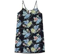 O'Neill Damen LW Rosebowl Kleid, Schwarz All Over Print mit Grün, S