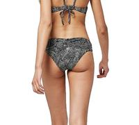 O'Neill Damen PW Miami Mix Bikini Hose, Schwarz All Over Print mit Weiß, 38