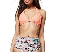 O'Neill Damen PW Sao Mix Bikini Top, Gelb (Neon Peach), 40C