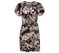 O'NEILL Damen Wrap Dress Mix Match Lssiges Kleid, 39010 Schwarz Ao, L-XL