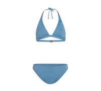 Triangel-Bikini O'NEILL "ESSENTIALS MARGA CRUZ BIKINI SET", Damen, Gr. 40, Cup B, copen blau, Obermaterial: 82% Polyamid, 18% Elasthan, Bikini-Sets Triangel-Bikini, 2-teiliges Set, mit herausnehmbaren