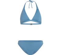 Triangel-Bikini O'NEILL "ESSENTIALS MARGA CRUZ BIKINI SET", Damen, Gr. 42, Cup B, copen blau, Obermaterial: 82% Polyamid, 18% Elasthan, Bikini-Sets Triangel-Bikini, 2-teiliges Set, mit herausnehmbaren
