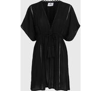 Strandkleid O'NEILL "ESSENTIALS MONA BEACH COVER UP" Gr. M, N-Gr, schwarz (black out) Damen Kleider Strandkleider (62820947-M)