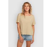 O'Neill Essentials Script Scoop Neck T-Shirt cocoa sand Damen Gr. S