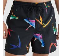 O'Neill Floral Shorts, Black, S