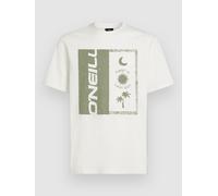 O'Neill FRONT PRINT Herren T-Shirt, weiß, größe L
