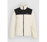 O'Neill Fwc'Cruz Fuzzy Fz Hyper Fleecejacke linen white colour block Damen Gr. L