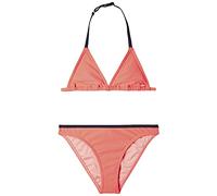 O'Neill Girl's Essential Triangle Girls Bikini Set, Neon Coral, 116