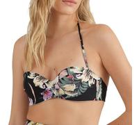 O'NEILL Havaa Damen-Badeanzug-Oberteil, Schwarz/Grün, Schwarz , 34C