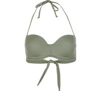 O'Neill Havaa Mould Wire Bandeau Bikini Top lily pad (16017) 38B
