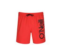 Badeshorts O'NEILL "ORIGINAL CALI 16'' SWIMSHORTS", Herren, Gr. M (50), N-Gr, high risk rot, Obermaterial: 100% Polyester, Badehosen Badeshorts, mit seitlichen Eingrifftaschen und Gesäßtasche, mit Sti