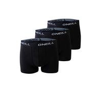 O'Neill Herren Basic Boxer-Short | sportlicher Begleiter für den Alltag im 3er Set | Schwarz L