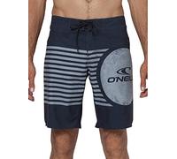 O'Neill Herren Boardshorts PM Santa Cruz Panel Boardies, Black Aop, 33, 503156