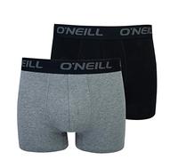 O'Neill Herren Boxershort Uni Sport Boxer S M L XL XXL 95% Baumwolle Unterhose 4er Pack, Größe:S, Packgröße:4er Pack, Vorteilspacks:4X Antracite Black (6869P)