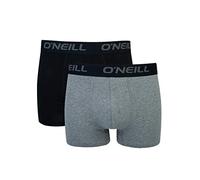 O'Neill | Herren | Boxer-Shorts | Basic-Line | 2er Set (Antrazit/Schwarz, L)