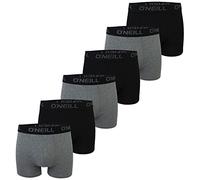 O'Neill Herren Boxershort Uni Sport Boxer S M L XL XXL 95% Baumwolle Unterhose 6er Pack, Größe:S, Packgröße:6er Pack, Vorteilspacks:6X Antracite Black (6869P)
